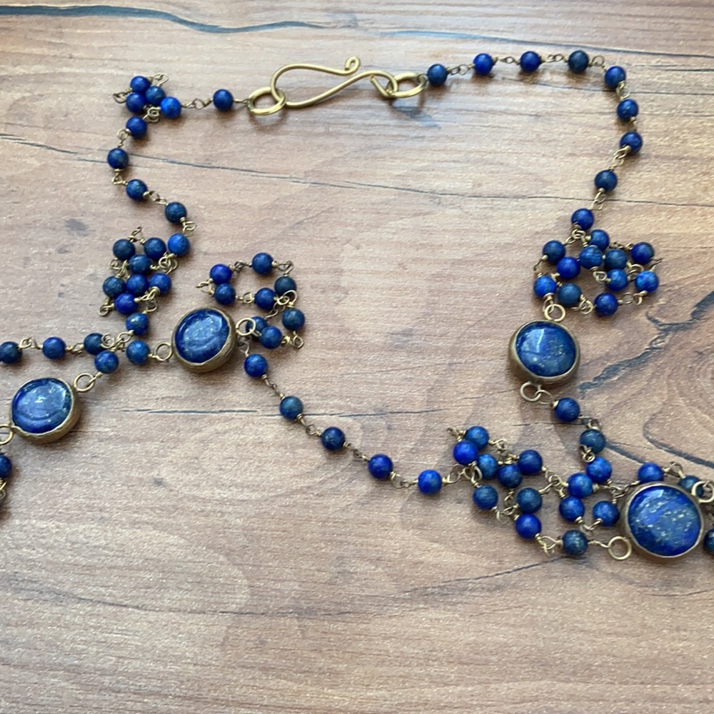😊Anthropologie Gemstone Necklace